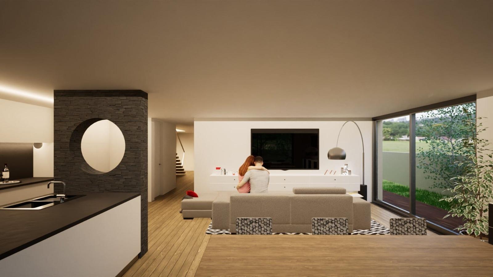 Moradia geminada T4 em Loureiro