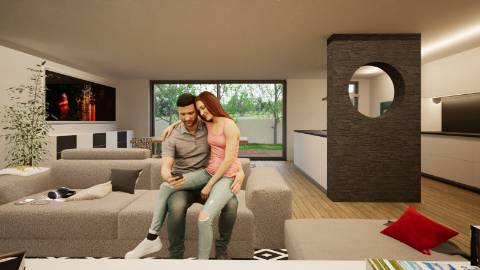 Moradia geminada T4 em Loureiro