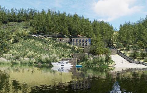 Quinta no Douro com Projeto Hoteleiro | Vista Rio | Praia Privativa | Sebolido