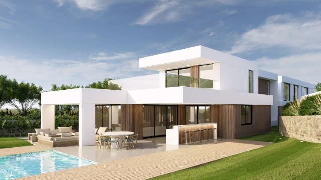 Terreno com Projeto Aprovado em Almancil - Moradia Contemporânea de Luxo com Piscina

