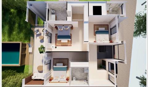 Moradias em banda de Luxo em Construção - Design Contemporâneo, Conforto e Exclusividade! Perto da Praia