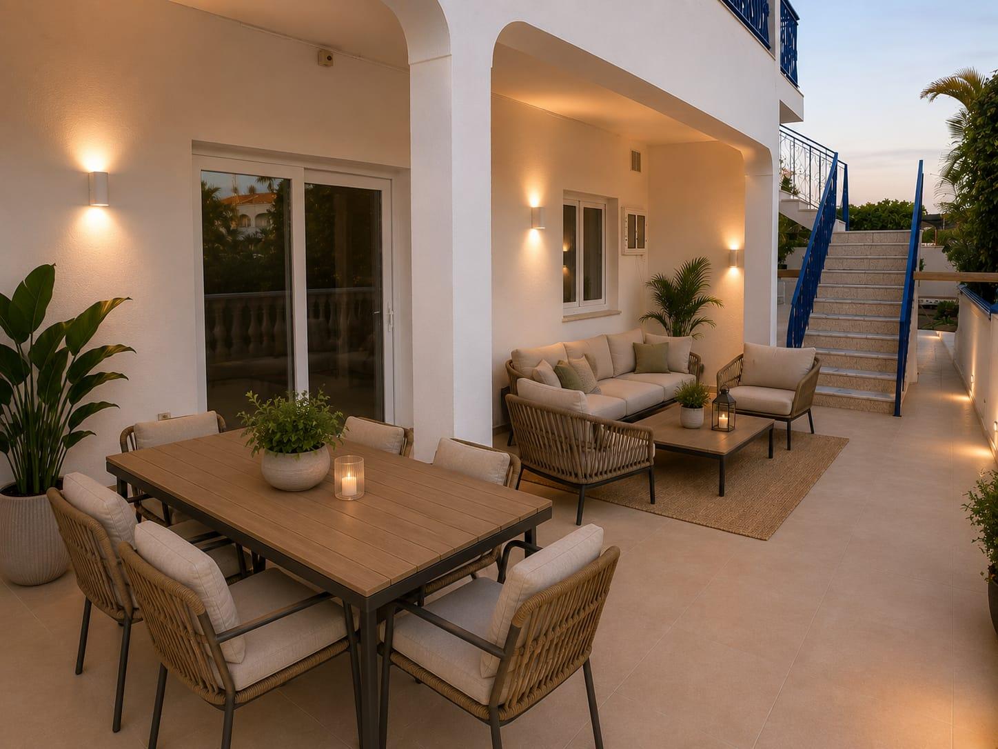 Apartamento T1+1 Renovado com Terraço, Piscina e Estacionamento a Passos da Praia de São Rafael