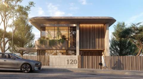 Lote para Moradia contemporânea em Projecto