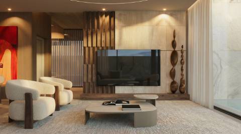 Lote para Moradia contemporânea em Projecto