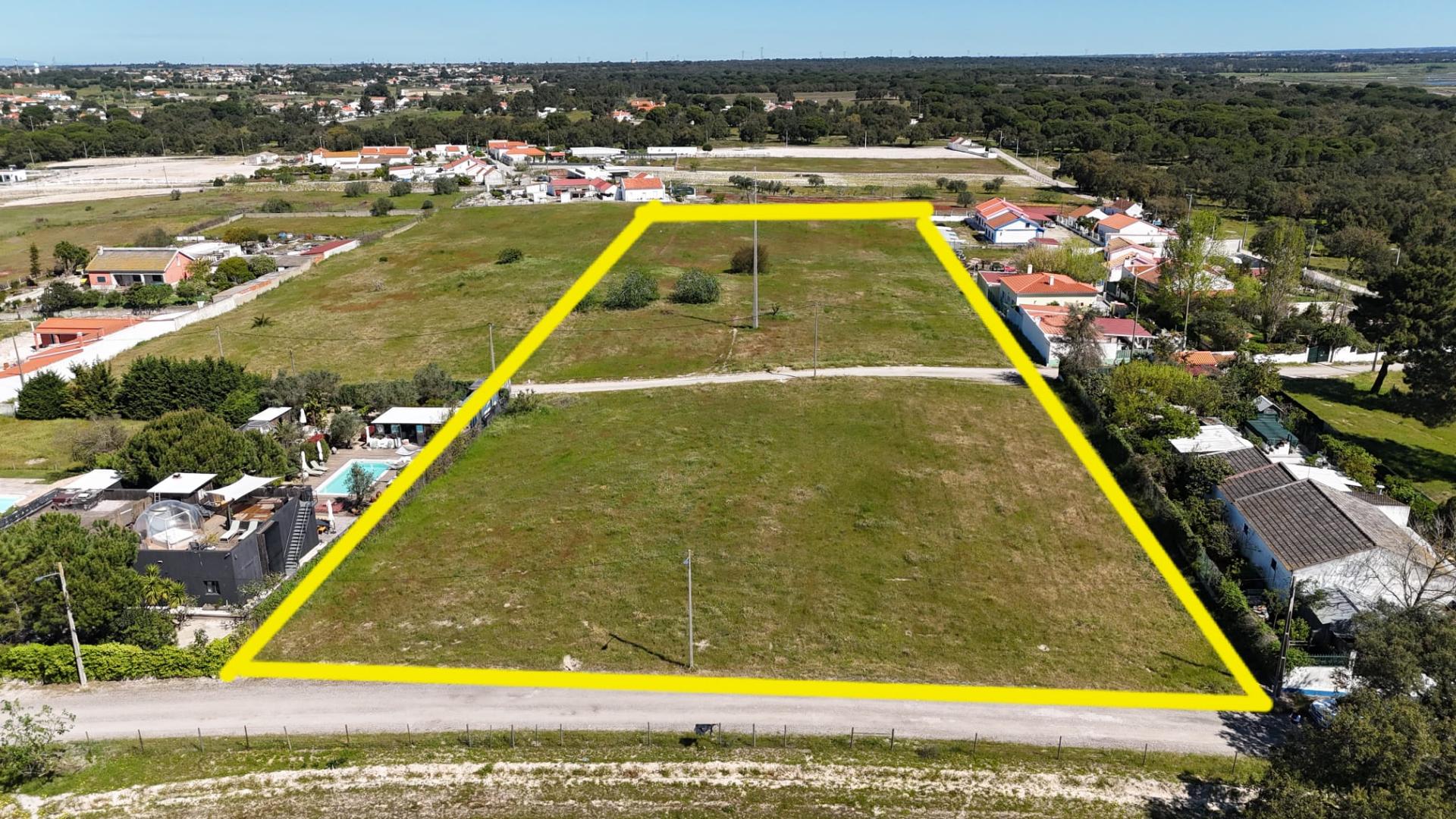 EXCLUSIVO - Terreno rústico com 13.200 m2 e viabilidade de construção - Gâmbia(Setúbal)