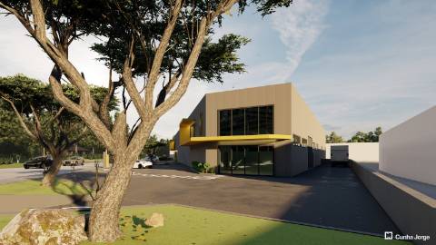 Armazém com 718m2 . Área livre de 718 m2. Z.I Canelas
