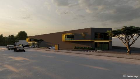 Armazém com 718m2 . Área livre de 718 m2. Z.I Canelas
