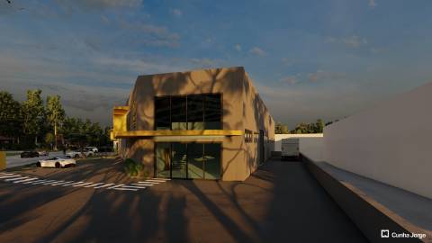 Armazém com 718m2 . Área livre de 718 m2. Z.I Canelas
