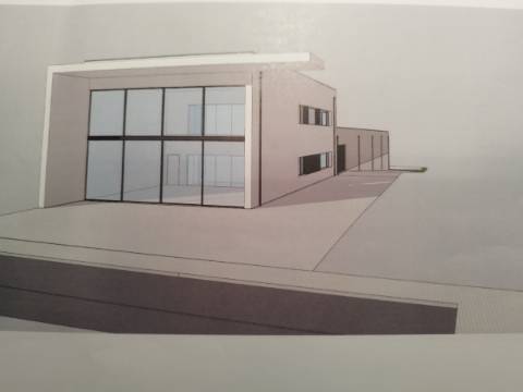 Terreno industrial com projeto aprovado para armazém 1550 m2 (2 pisos).