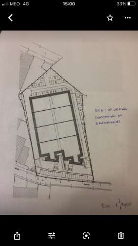 Terreno industrial 9900 m2. Área construção armazém 5000m2