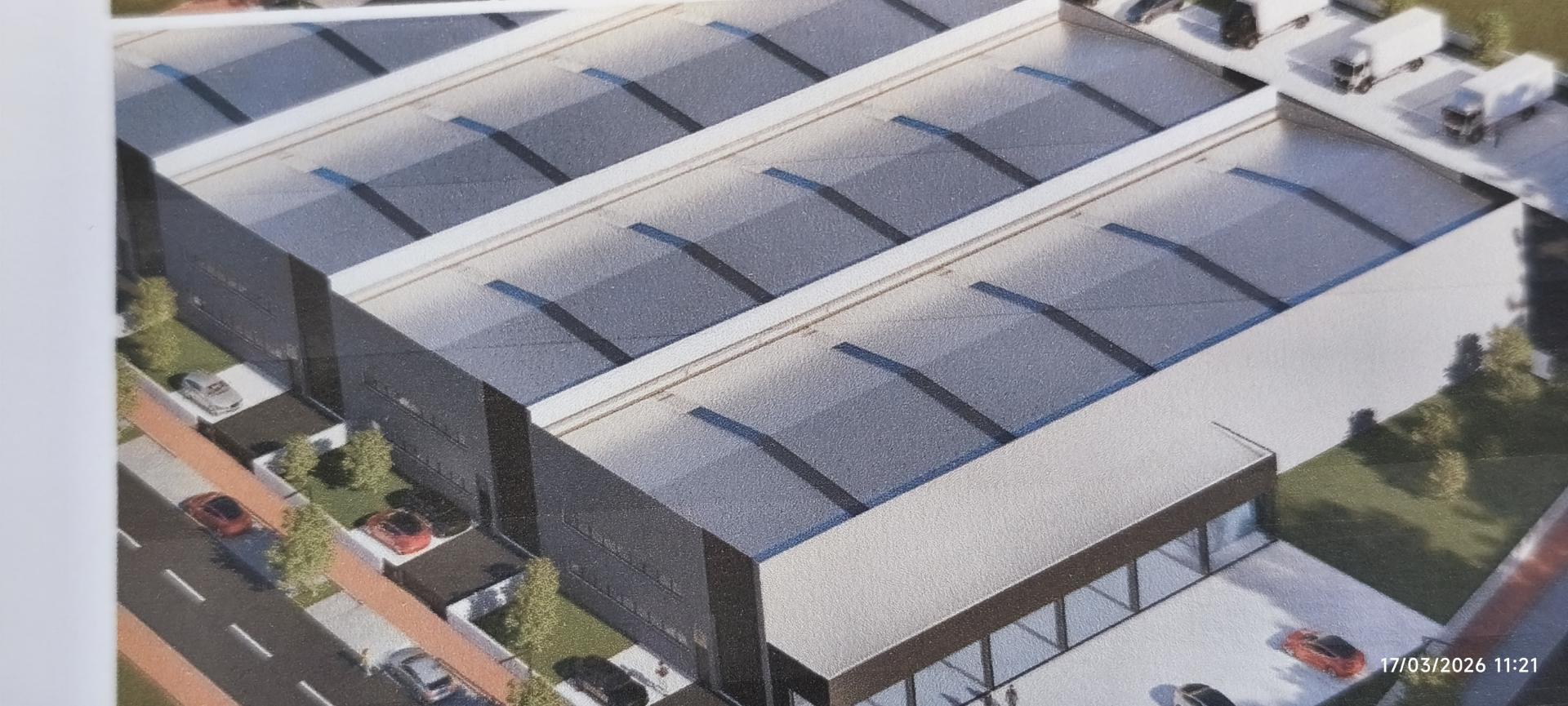 Armazém 507 m2 - Pé dto 8 mt.