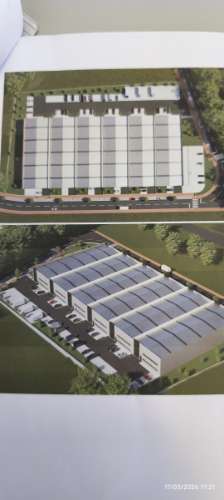 Armazém novo 607 m2 - Pé dto 8 mt.