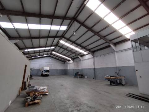 Armazém 500 m2 - pé dtº 7 mt.