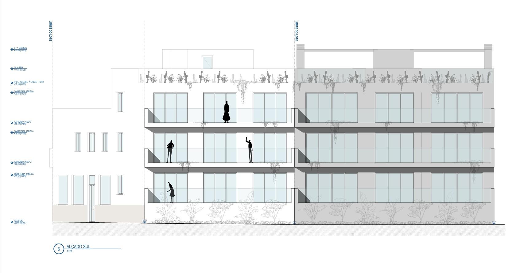 Lote de Terreno para construção de bloco de apartamentos e 2 lojas
