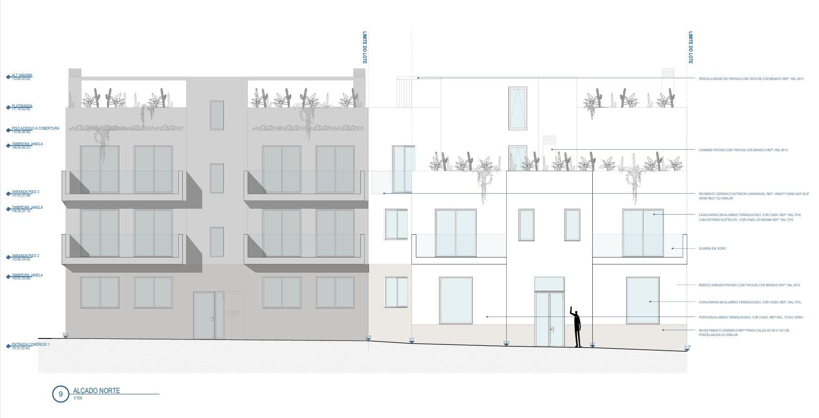 Lote de Terreno para construção de bloco de apartamentos e 2 lojas
