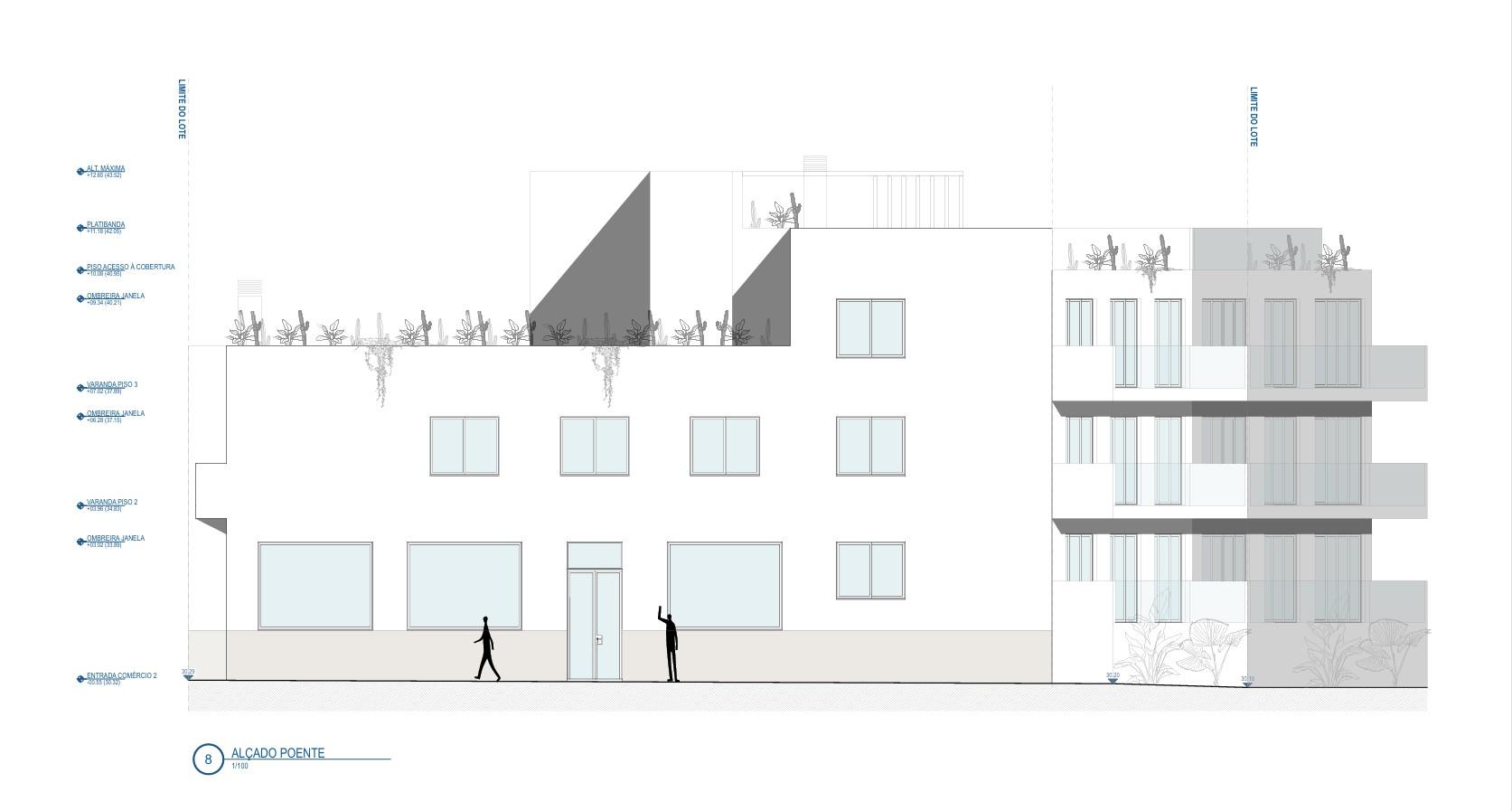 Lote de Terreno para construção de bloco de apartamentos e 2 lojas