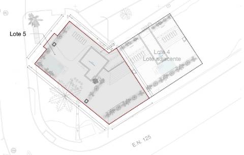 Lote de Terreno para construção de bloco de apartamentos e 2 lojas