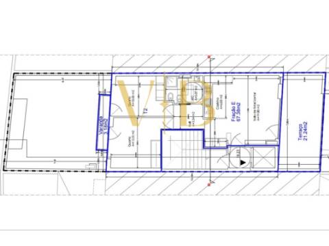 T2 NOVO c/Terraço 1ªLinha Vila do Conde