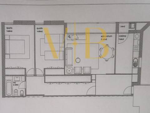 T2 com garagem Póvoa de Varzim – conforto, localização e luminosidade