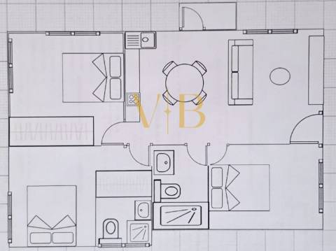 T3 Remodelado junto à Praça do Almada – Terraço Exclusivo de 30 m²