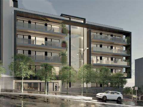 Apartamento T3 Duplex na cidade de Leiria com 3 suítes e vista para a cidade e castelo