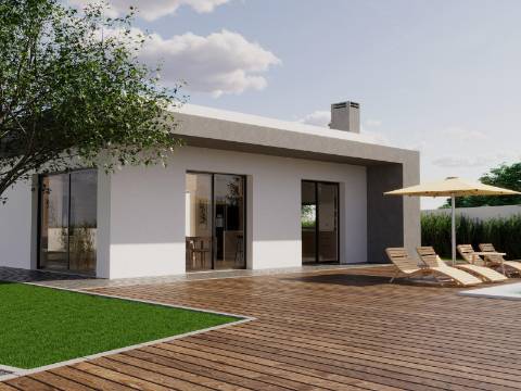 Moradia Térrea T3+1 com piscina em Geraldes