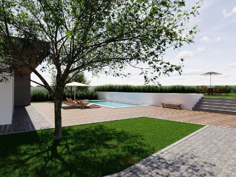 Moradia Térrea T3+1 com piscina em Geraldes
