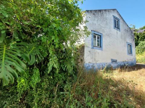 Moradia com armazém, terraço e pátio para recuperação