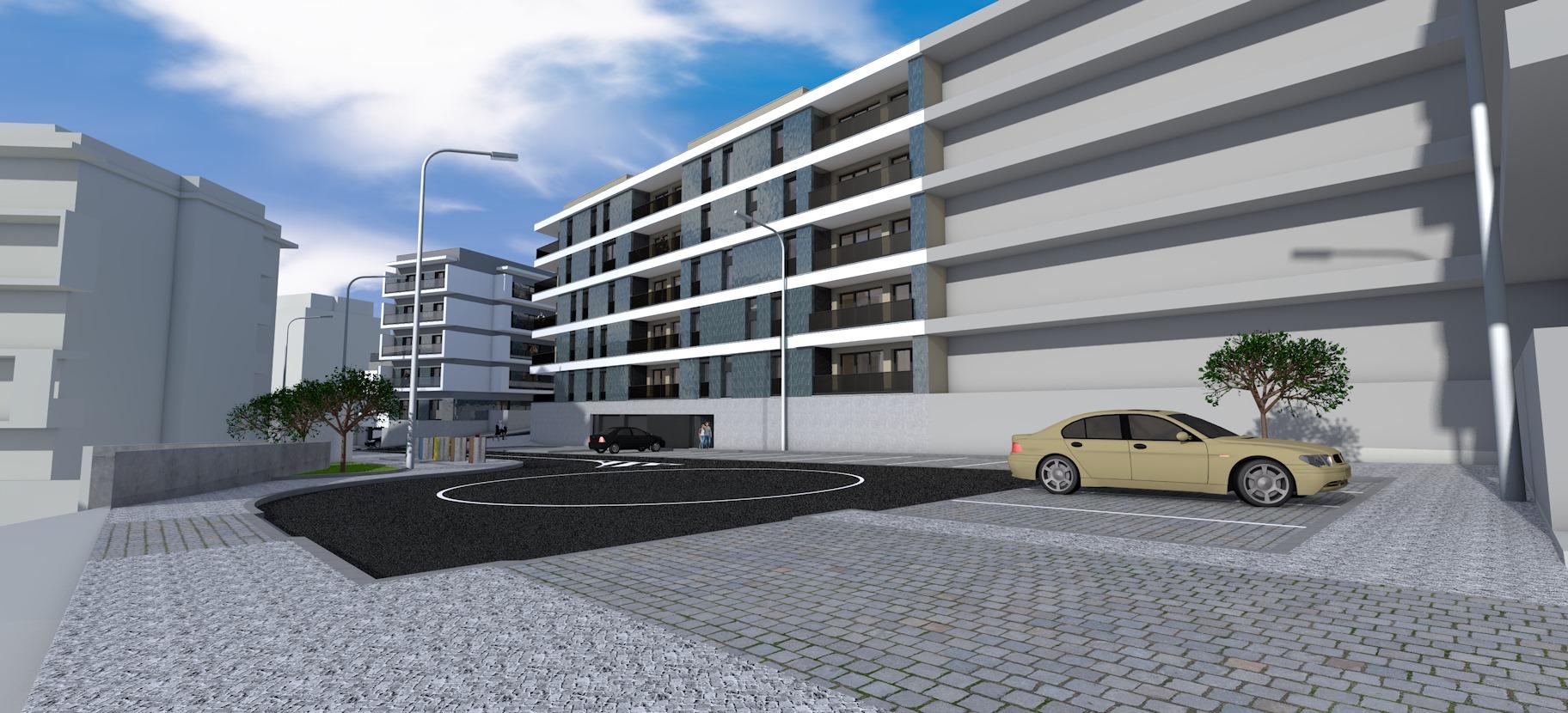 T3 Novo com varanda e garagem bem localizado em Leiria