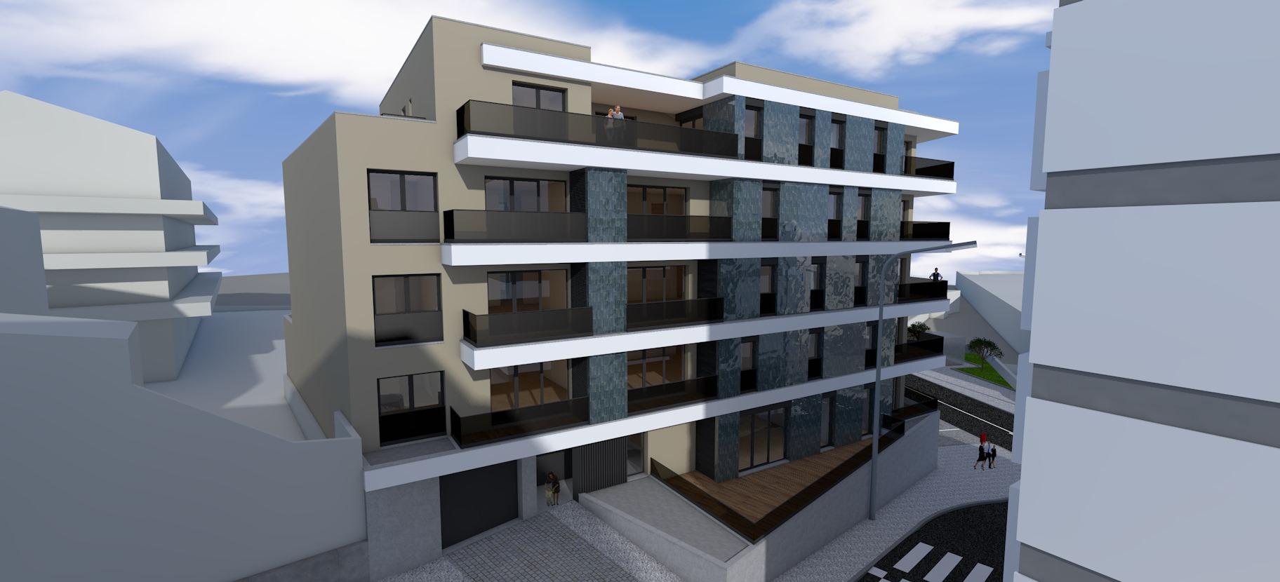T3 Novo com varanda e garagem bem localizado em Leiria