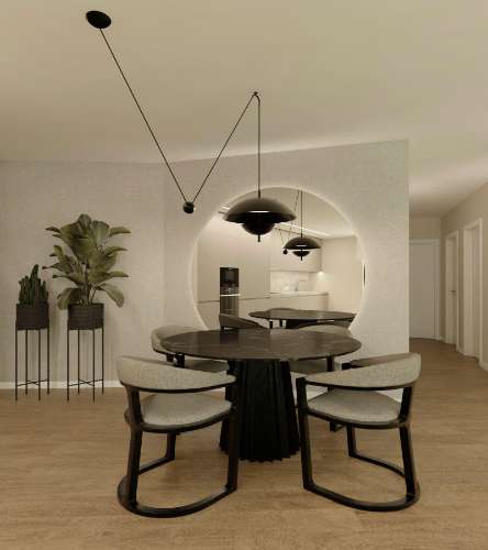 T1 Novo com varanda e garagem bem localizado em Leiria