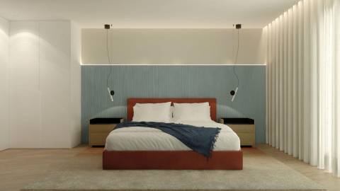 T1 Novo com varanda e garagem bem localizado em Leiria