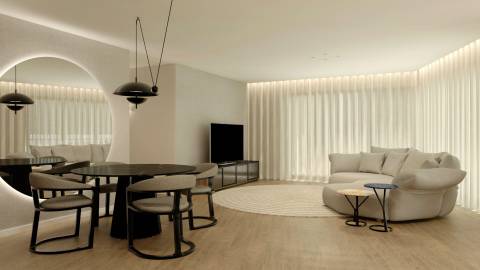 T2 Novo com varanda e garagem bem localizado em Leiria