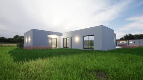 Moradia Térrea V3 Vista serra, lote 1645m2, Lagoa do Cão