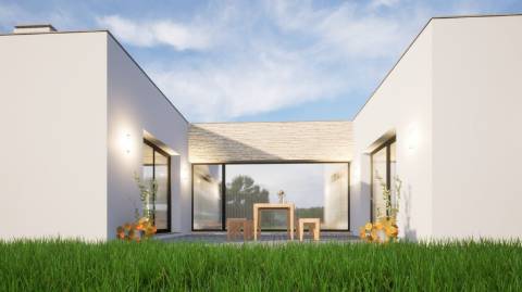 Moradia Térrea V3 Vista serra, lote 1645m2, Lagoa do Cão