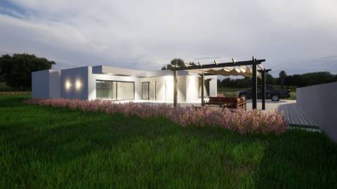 Moradia Térrea V3 Vista serra, lote 1645m2, Lagoa do Cão