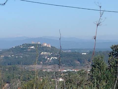 Terreno de 1505m2 urbanizável em Ortiga, Fátima com vista Castelo Ourém