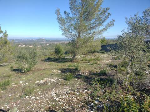 Terreno de 1505m2 urbanizável em Ortiga, Fátima com vista Castelo Ourém