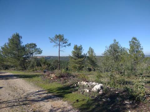 Terreno de 1505m2 urbanizável em Ortiga, Fátima com vista Castelo Ourém