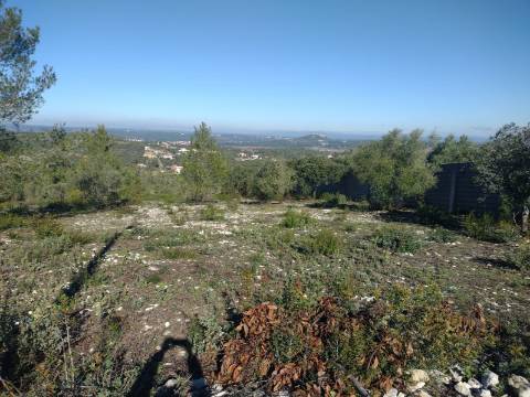 Terreno de 1505m2 urbanizável em Ortiga, Fátima com vista Castelo Ourém