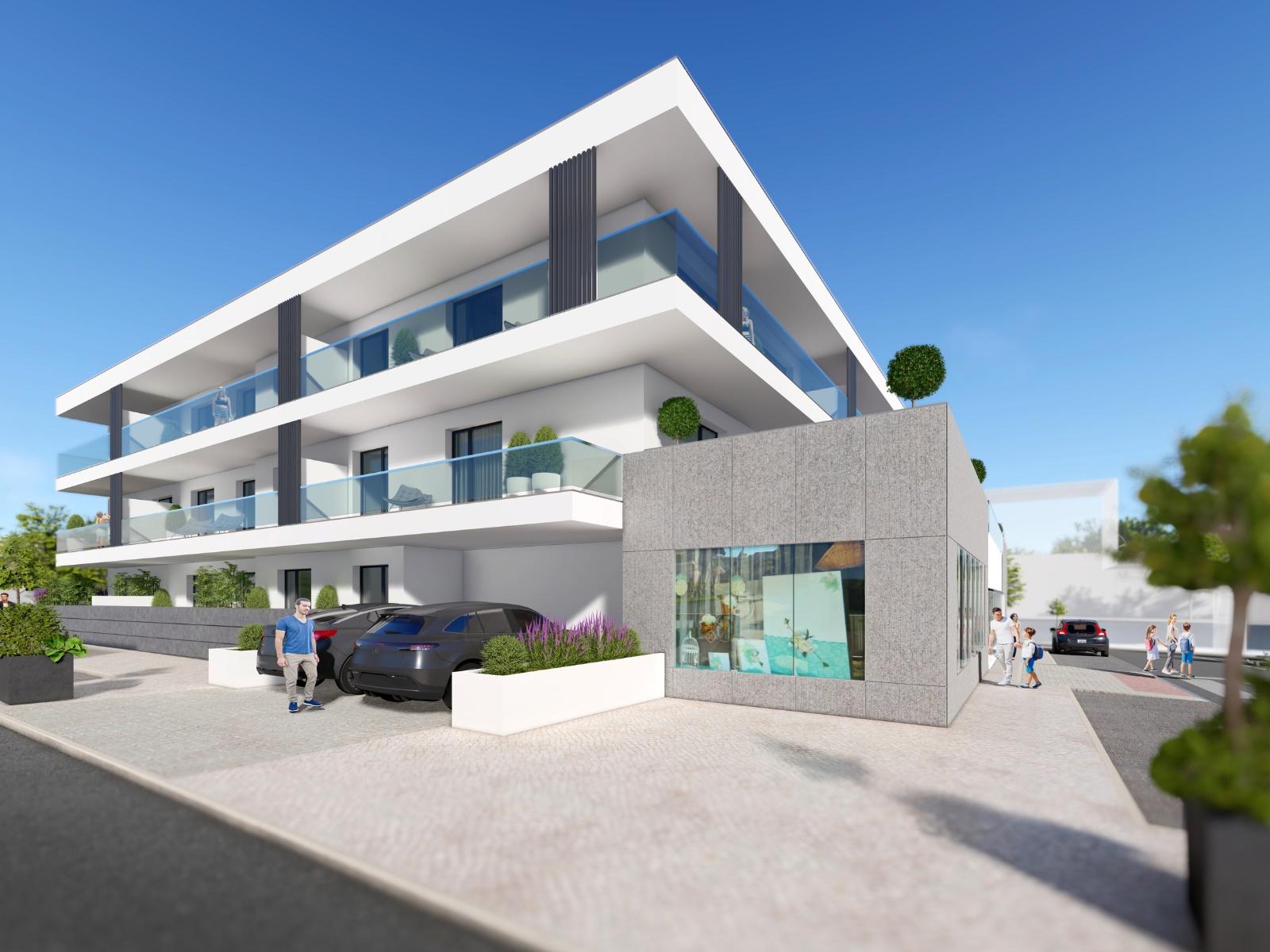 Apartamento T2 com garagem no centro de Ferrel