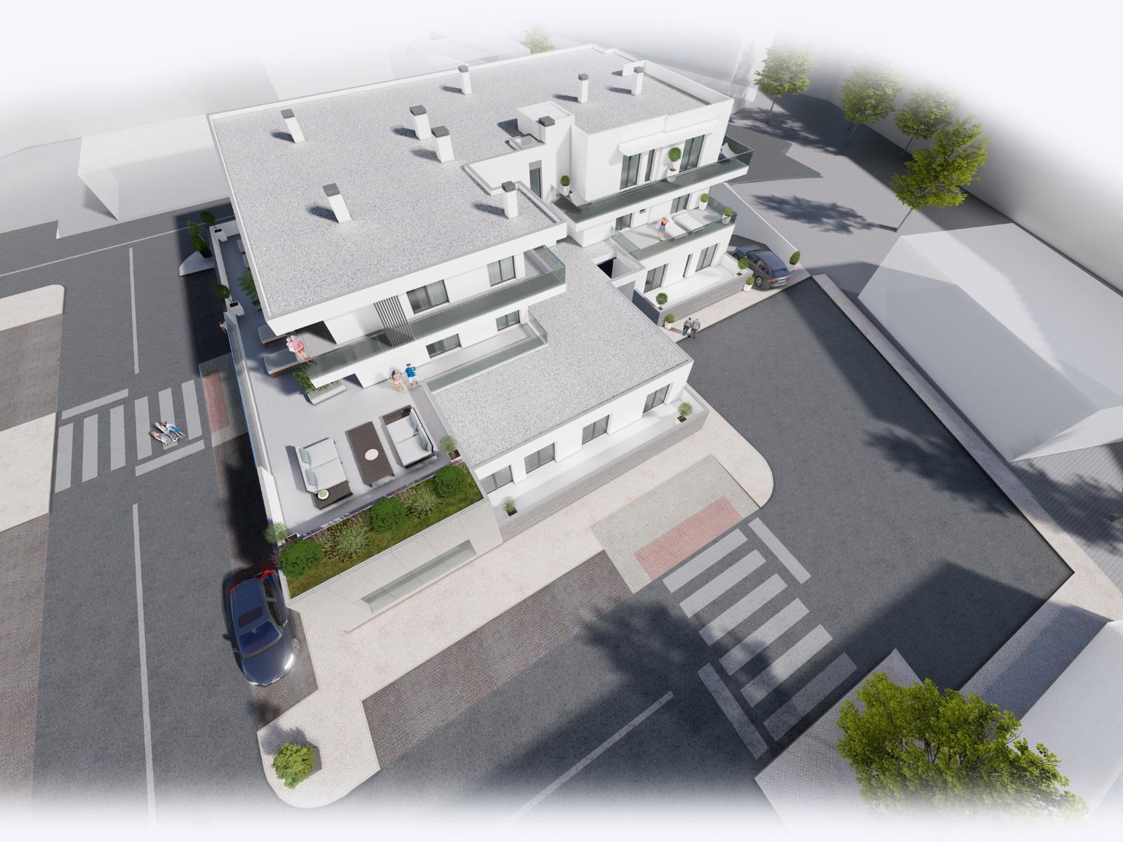 Apartamento T3 com garagem no centro de Ferrel