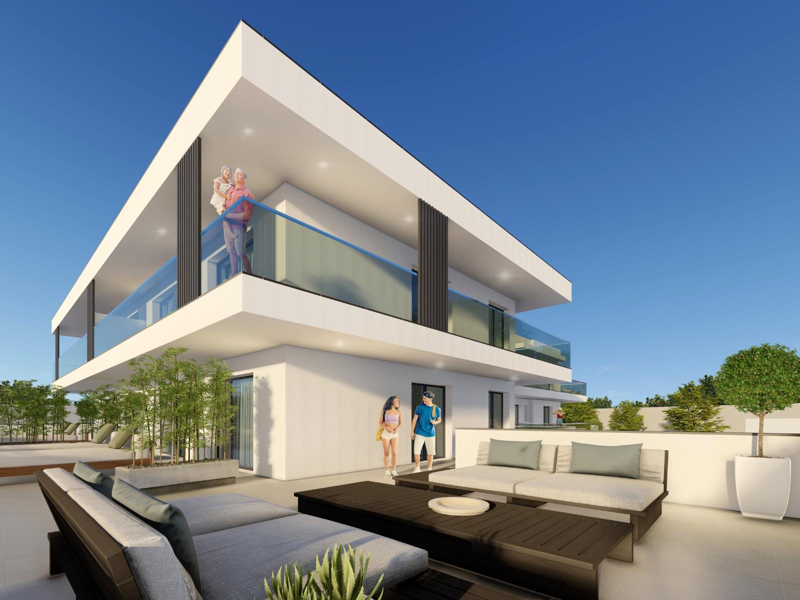 Apartamento T3 com garagem no centro de Ferrel