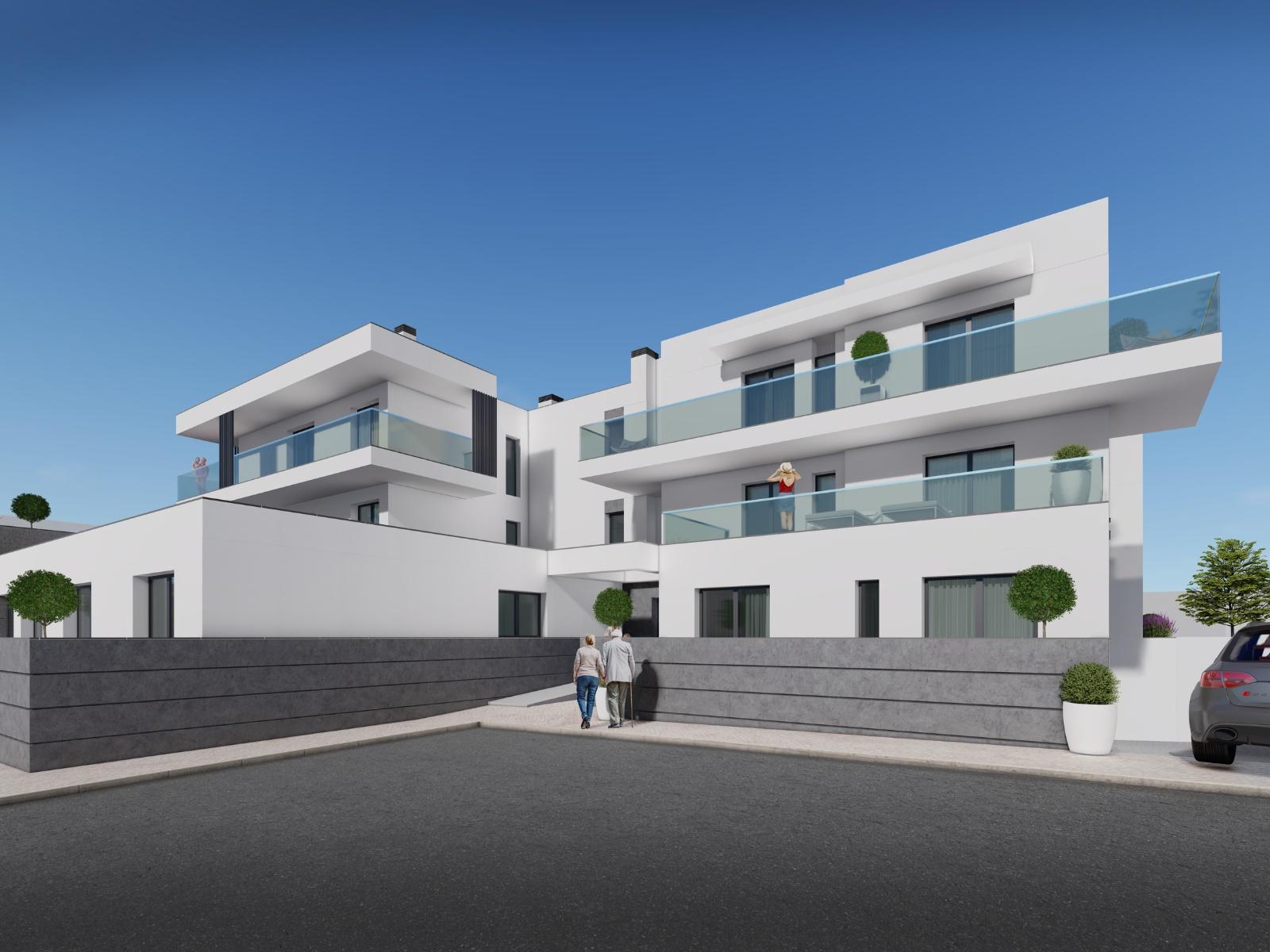 Apartamento T3 com garagem no centro de Ferrel