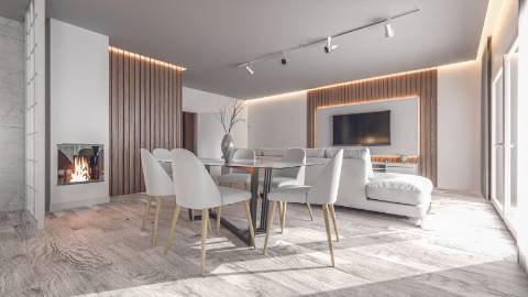 Moradia contemporânea V4 em condomínio fechado a 5 minutos da cidade de Leiria