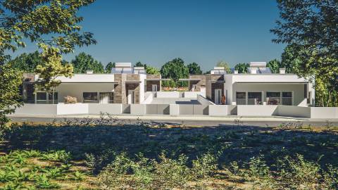 Moradia contemporânea V4 em condomínio fechado a 5 minutos da cidade de Leiria