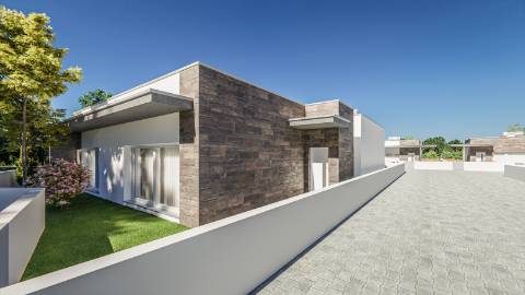 Moradia contemporânea V4 em condomínio fechado a 5 minutos da cidade de Leiria
