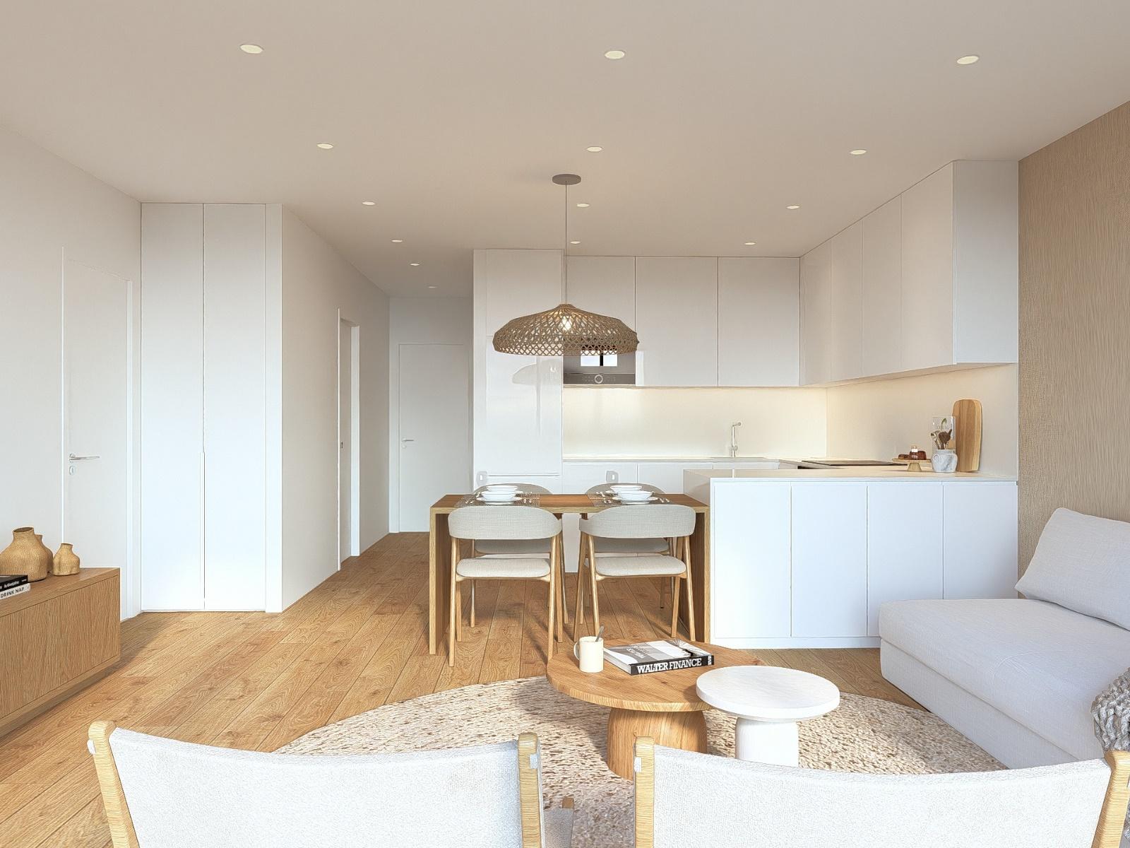 Apartamento T2 com garagem no centro da cidade