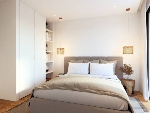 Apartamento T2 com garagem no centro da cidade