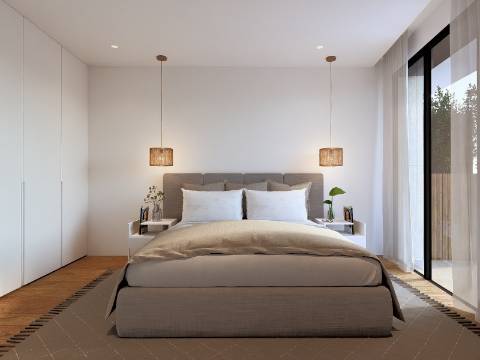 Apartamento T2 com garagem no centro da cidade